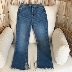 Zara Mid Wash Boot Cut  Jeans